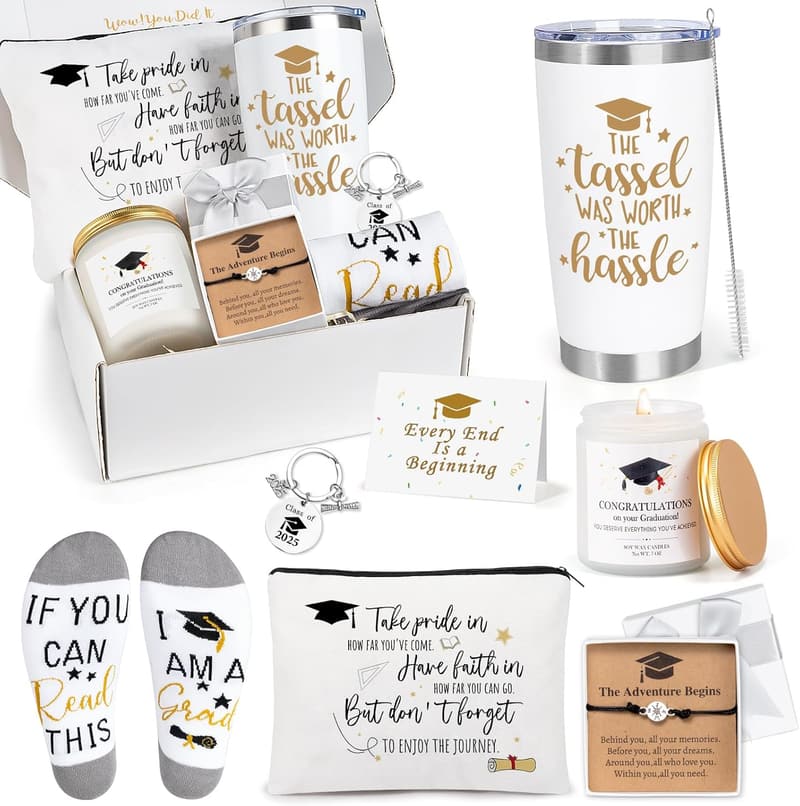 2025 Graduation Wine Tumbler for Her - 20 oz Funny Gift