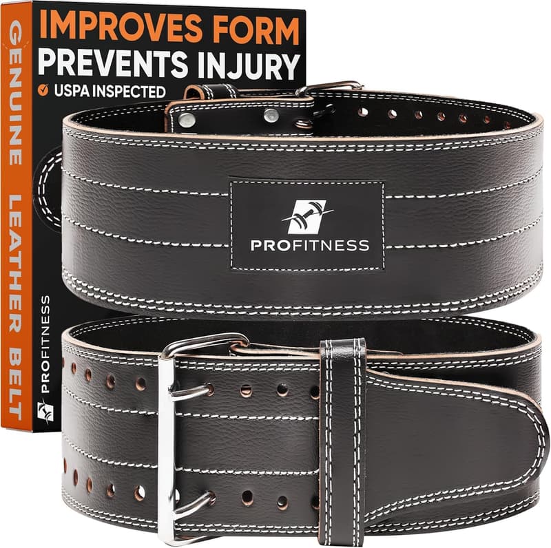 Adjustable Leather Weightlifting Belt for Men & Women