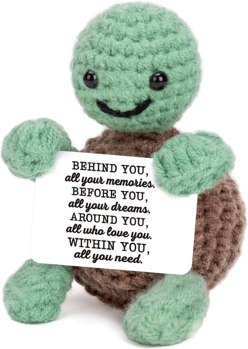 2025 Graduation Gift - Handmade Crochet Turtle for Her/Him