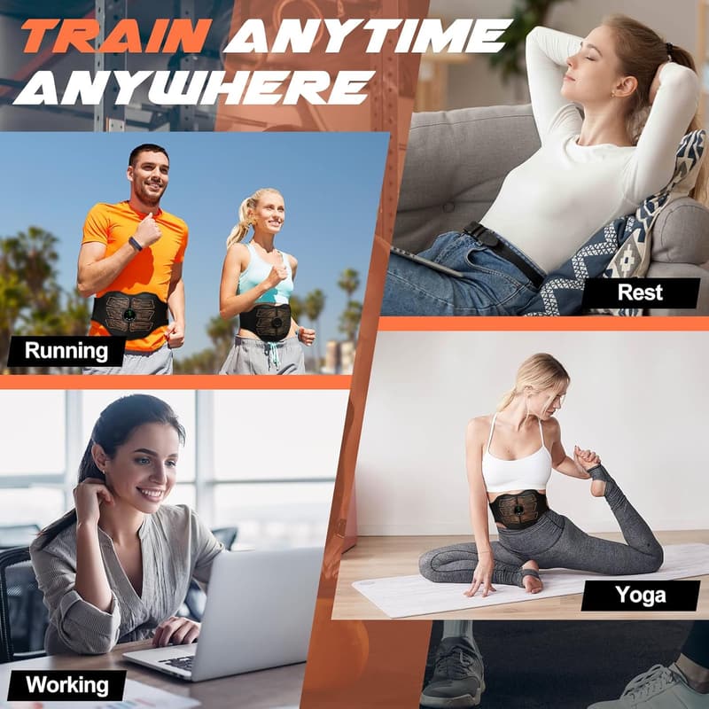 FDA Cleared MHD TENS Ab Stimulator for Effortless Fitness