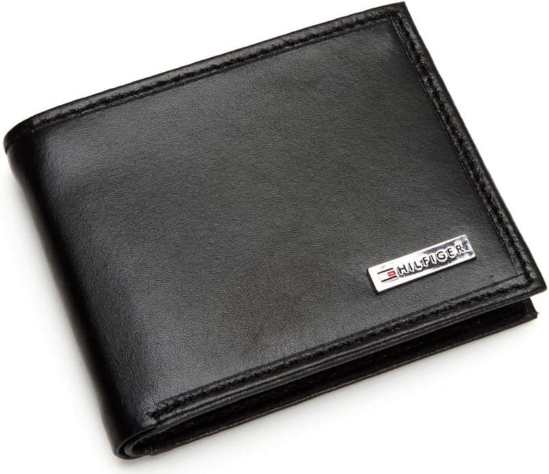Tommy Hilfiger Men's Leather Wallet with Removable ID Window