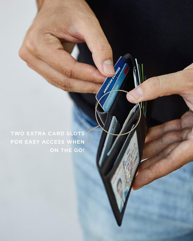 Slim RFID Blocking Bifold Wallet for Men - Minimalist Design