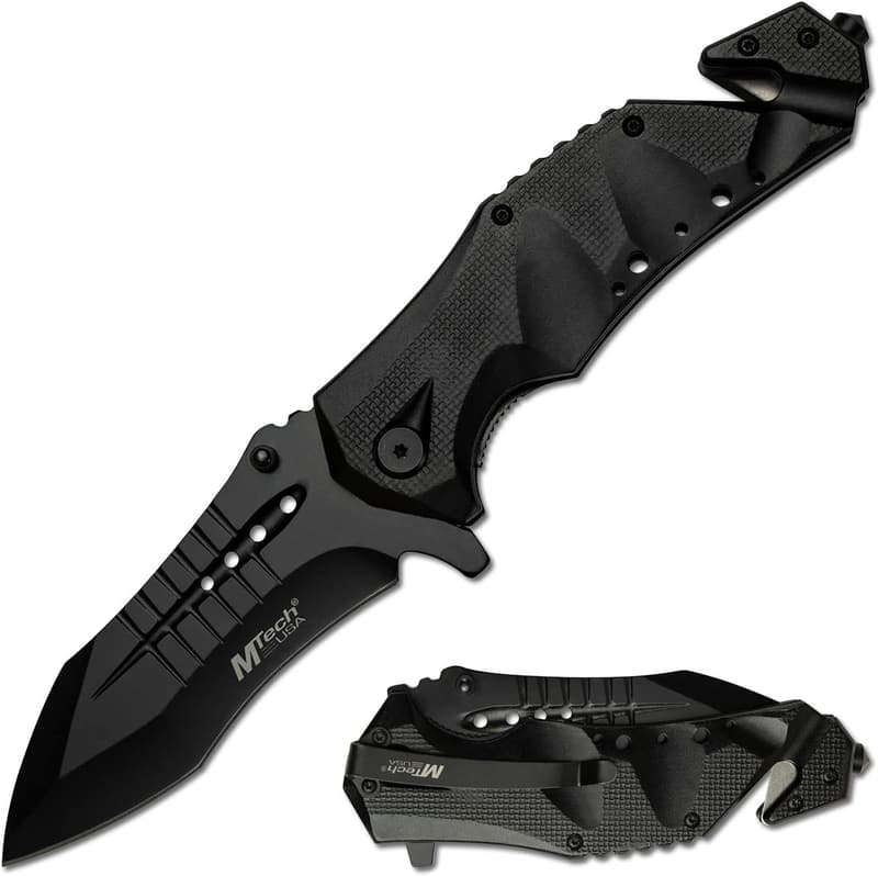 MTech USA MT-A845BK Black Blade Spring-Assisted Knife