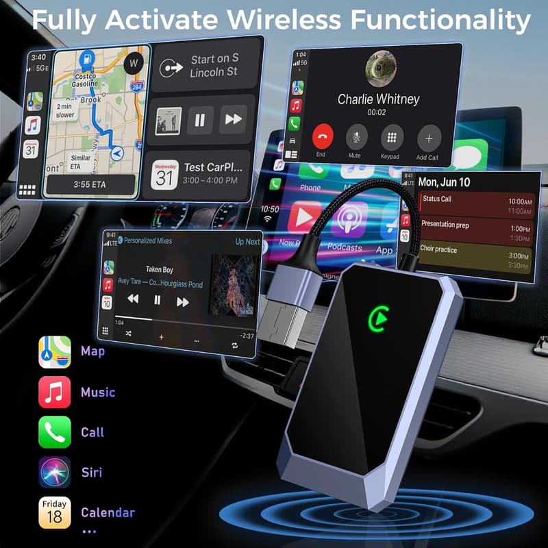 Wireless CarPlay Adapter for Seamless Wireless Connection