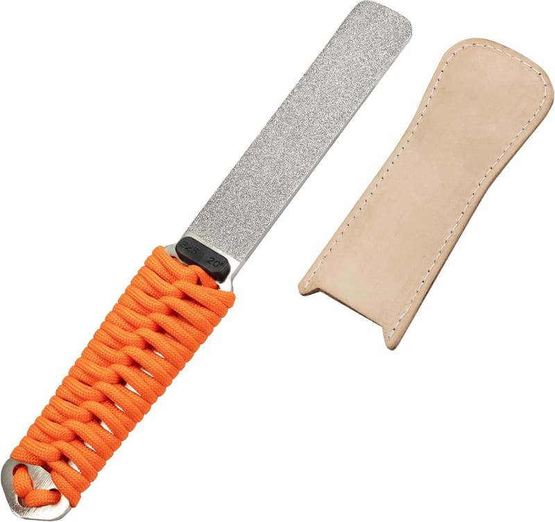 Dual-Grit Diamond Sharpening Stone for Garden Tools and Knives