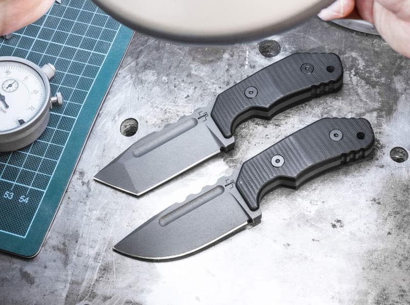 Boker Plus Little Dvalin EDC Knife with G10 Handles and Kydex Sheath