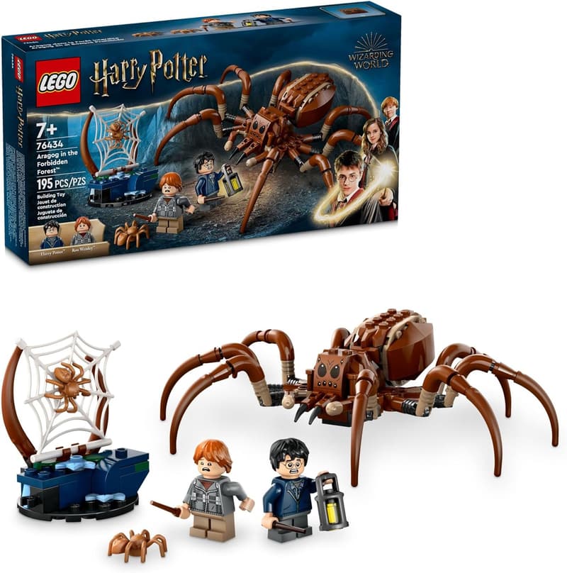 LEGO Harry Potter Aragog Spider Playset with 2 Minifigures