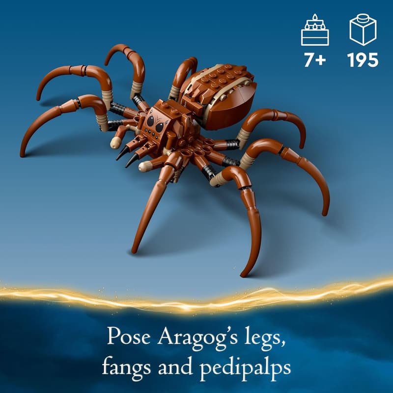 LEGO Harry Potter Aragog Spider Playset with 2 Minifigures