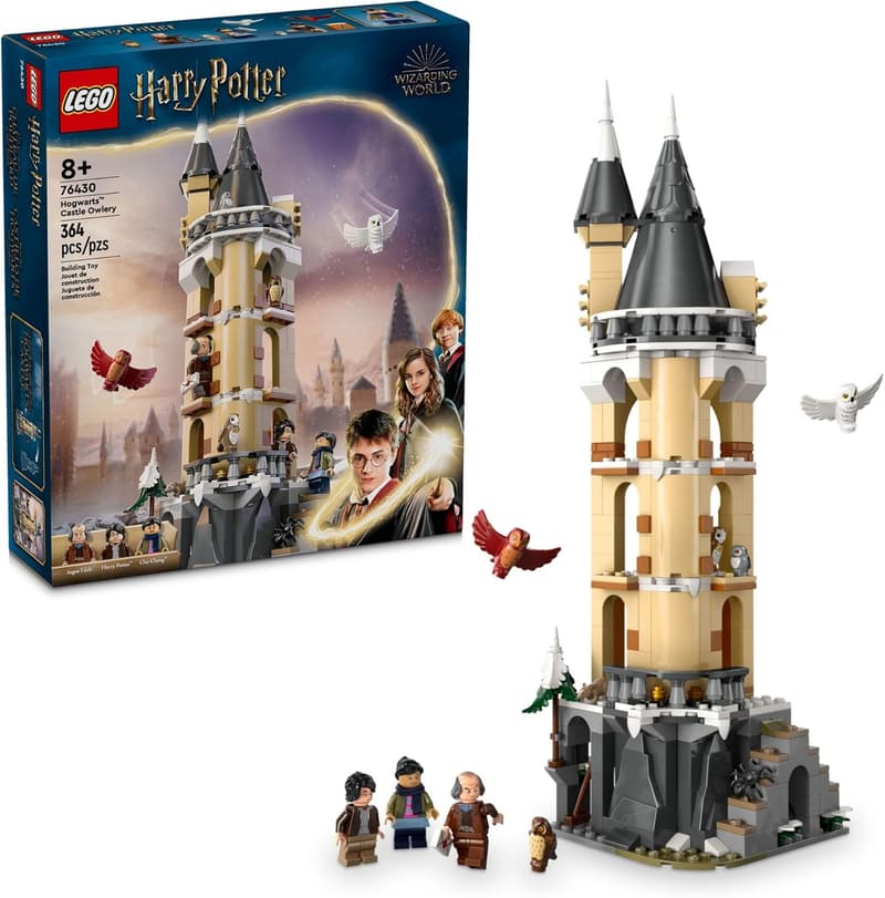 Harry Potter Hogwarts Castle Owlery Toy Playset for Kids