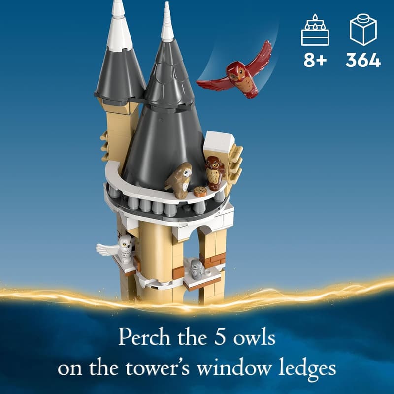 Harry Potter Hogwarts Castle Owlery Toy Playset for Kids