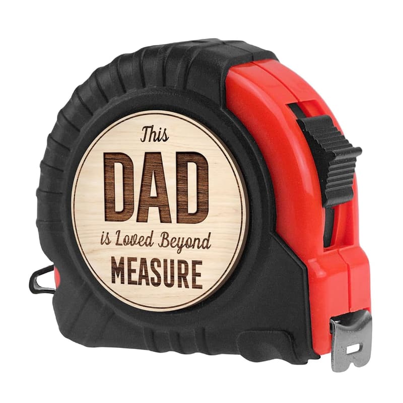 Father's Day Tape Measure Gift for Dads - Woodworking Tool