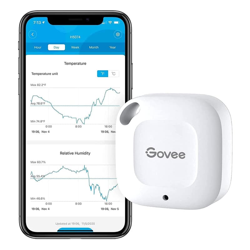 Govee Wireless Bluetooth Hygrometer with Notification Alert