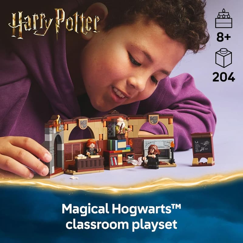 Harry Potter Hogwarts Castle Charms Class Building Toy for Ages 8+