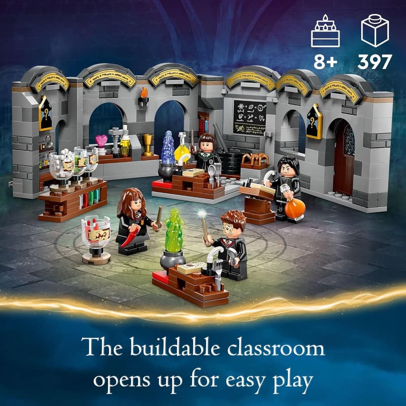 LEGO Harry Potter Potions Class Building Set with 4 Minifigures