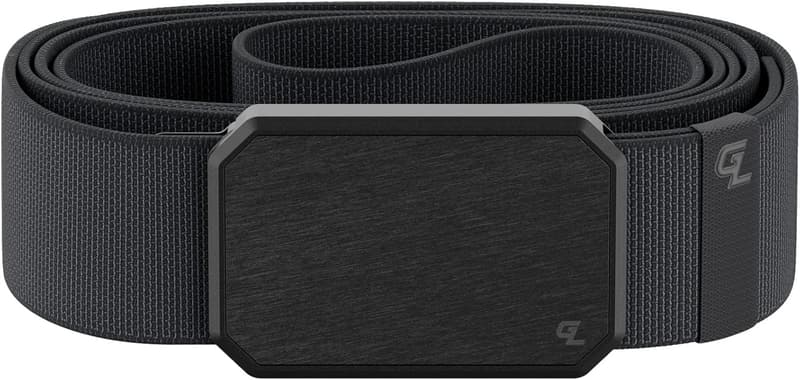 Men's Stretch Nylon Groove Belt with Magnetic Buckle