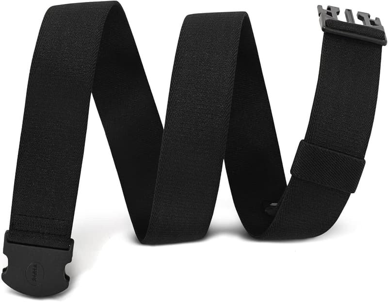 Unisex Adjustable Elastic Adventure Web Belt with Non-Metal Buckle