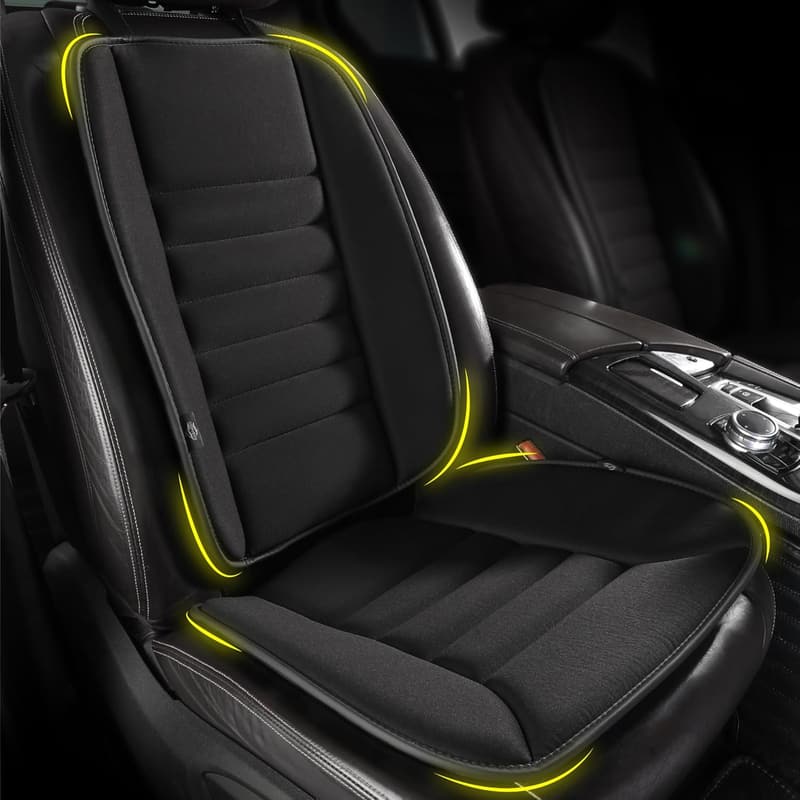 Car Seat Cushion with Lumbar Support - Memory Foam Comfort for Drivers