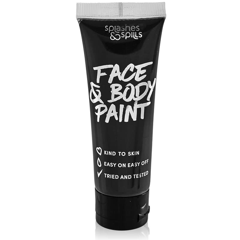 Costume Face and Body Paint Cream - Black, 30ml