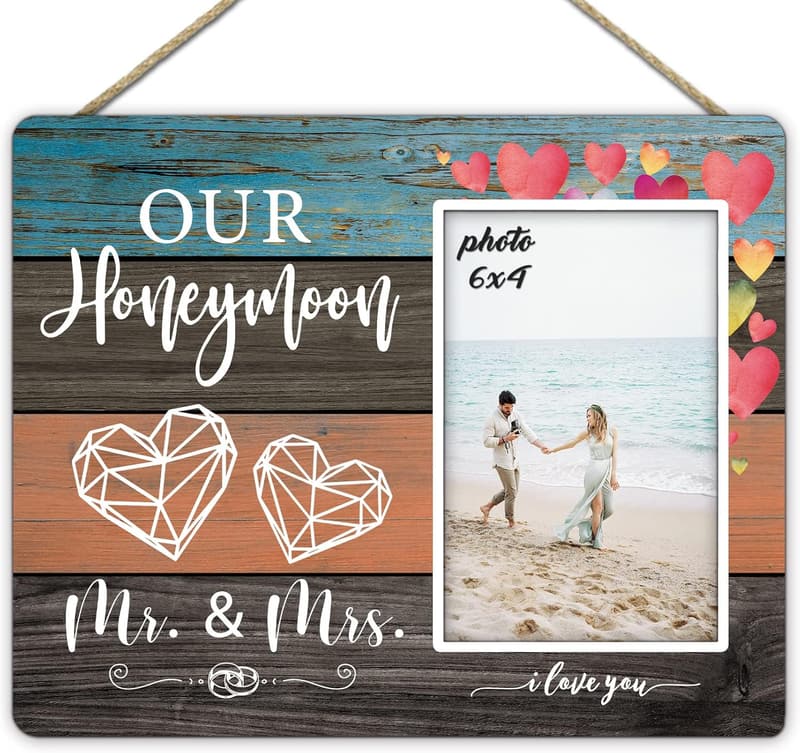 Wedding Picture Frame for Newlyweds Couples