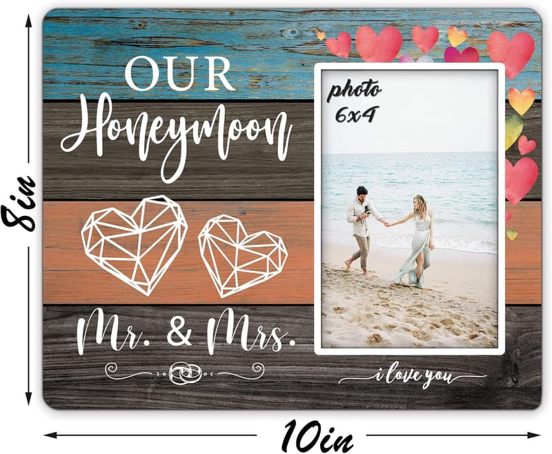 Wedding Picture Frame for Newlyweds Couples