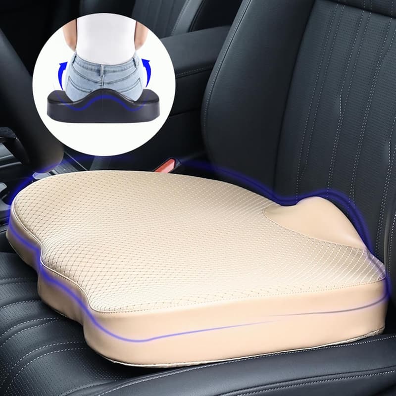 Comfort Memory Foam Cushion for Car and Office Seat Relief