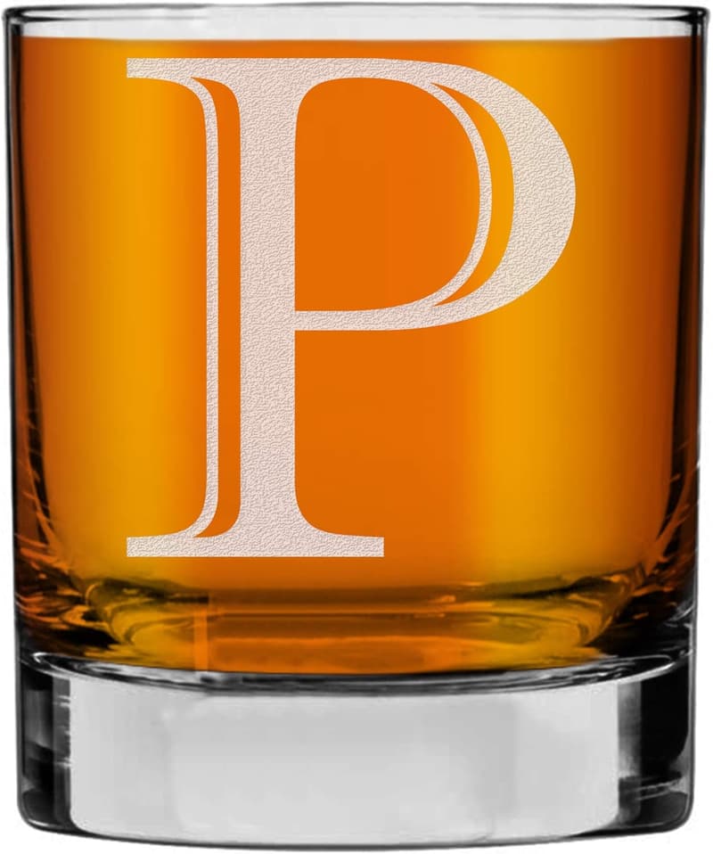 Personalized Father’s Day Whiskey Rocks Glass - Monogrammed 11oz
