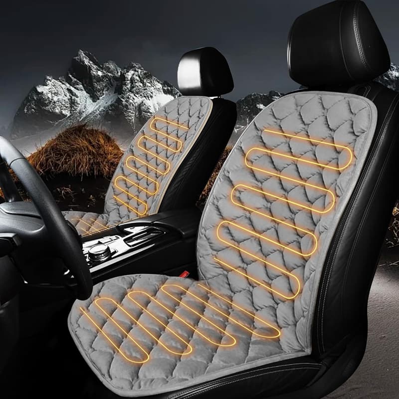 Universal Winter Seat Cushion Cover - Comfortable Full Back Support