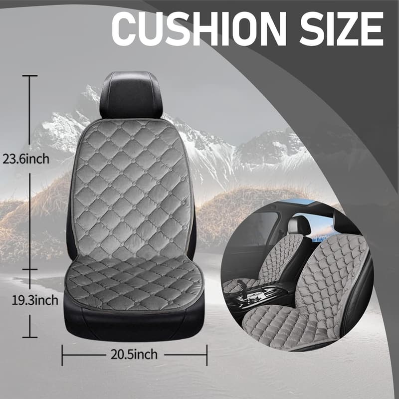 Universal Winter Seat Cushion Cover - Comfortable Full Back Support