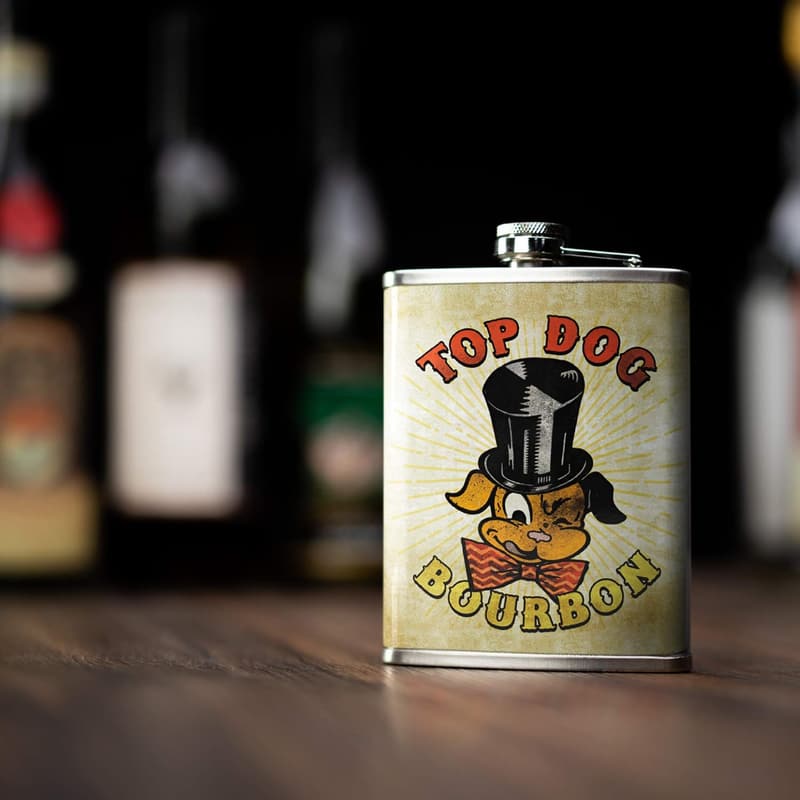 Funny Stainless Steel Leak-Proof Liquor Flask for Him