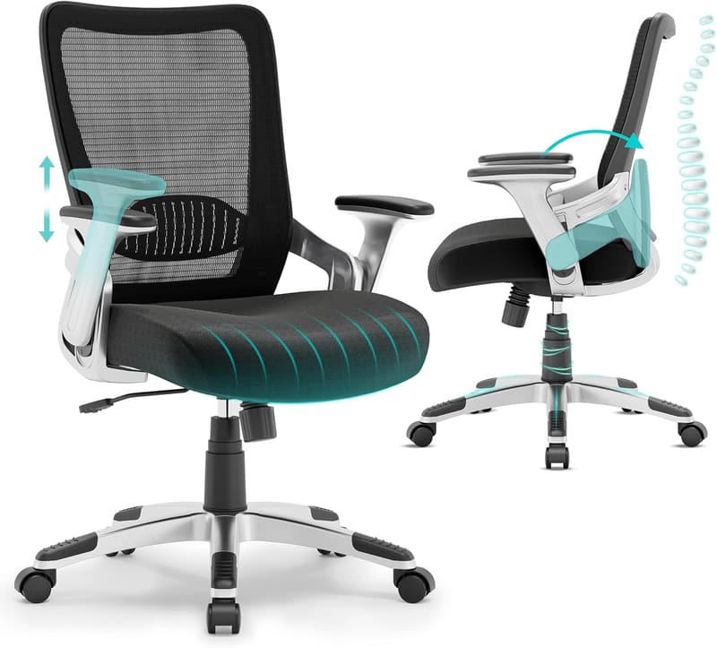 Ergonomic Office Chair with Adjustable Lumbar Support