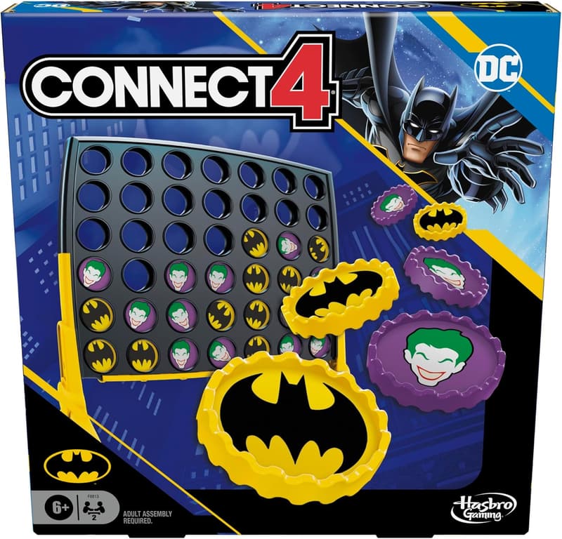 Batman Connect 4 Game | Strategy Board Game for Ages 6+