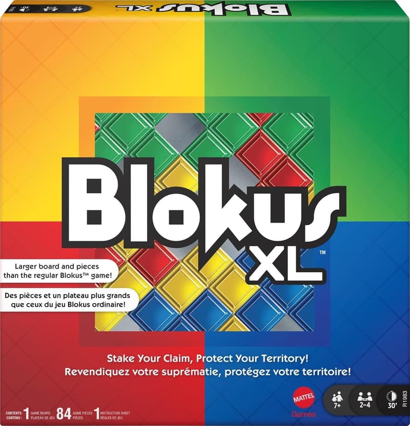 Blokus XL Strategy Board Game - Family Fun for Kids & Adults