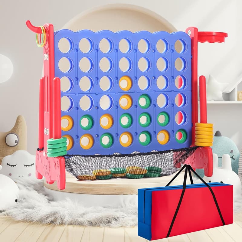 Giant 4-to-Score Game Set with Carrying Bag for Parties