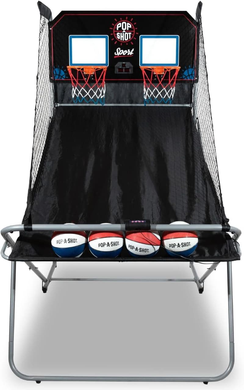 Dual Shot Sport Arcade Basketball Game | 10 Game Modes, Foldable