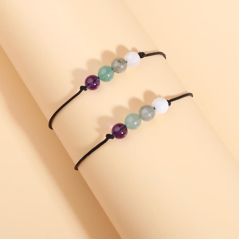 Empath Protection Bracelet with Natural Healing Crystals