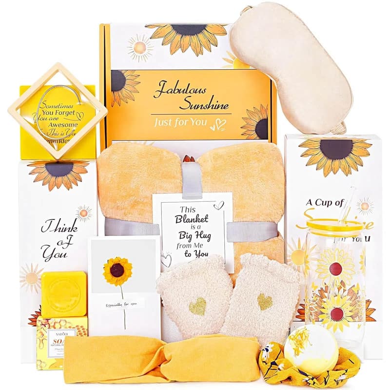 Sunflower Gift Set for Women - Unique Birthday & Mother's Day