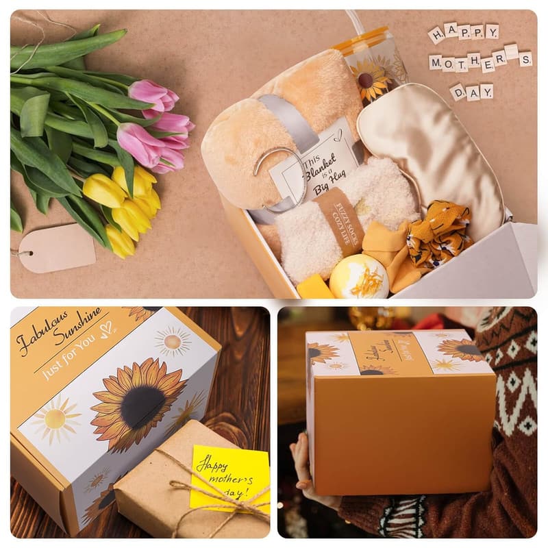 Sunflower Gift Set for Women - Unique Birthday & Mother's Day