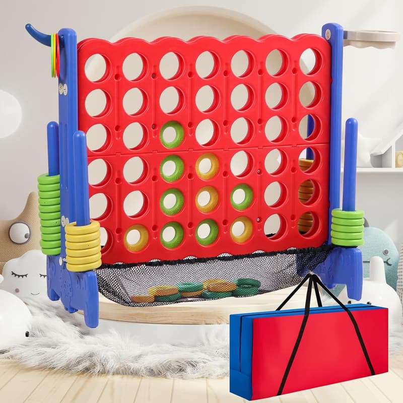 Giant 4-to-Score Game Set with Carrying Bag for Parties