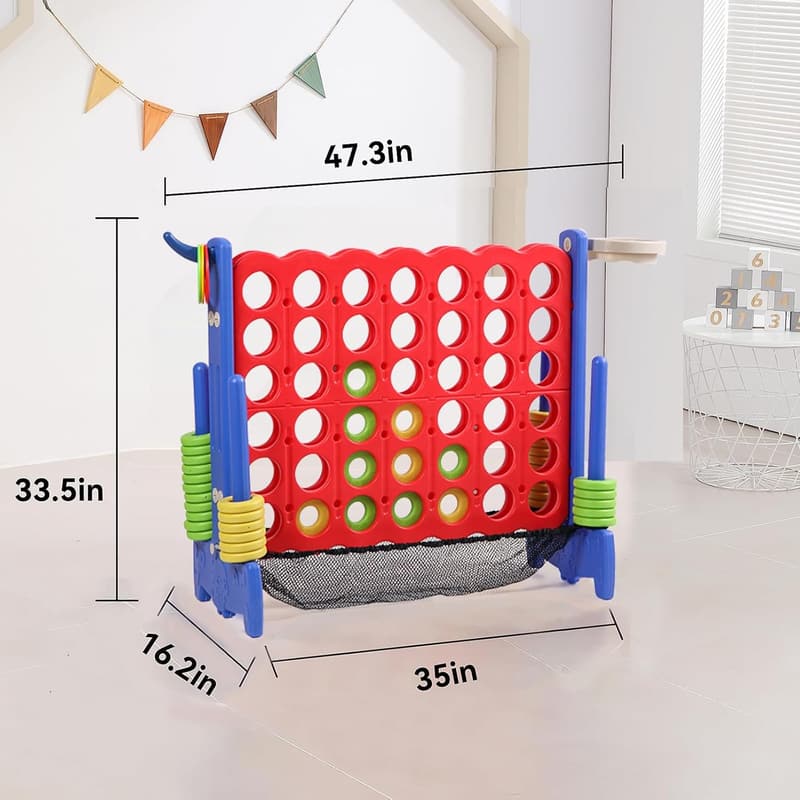 Giant 4-to-Score Game Set with Carrying Bag for Parties