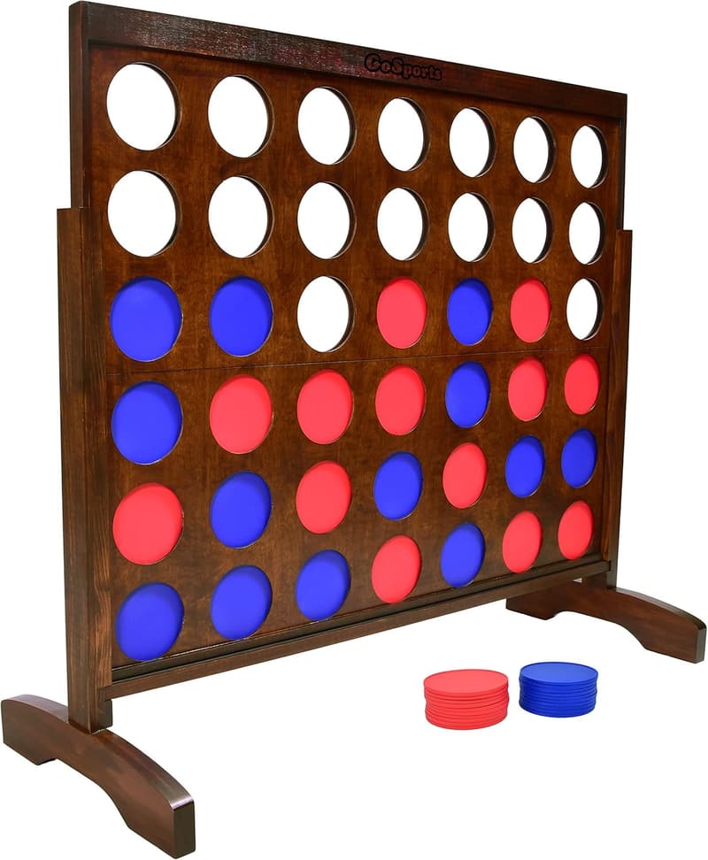 Giant 4 in a Row Game with Carry Case - Portable Fun