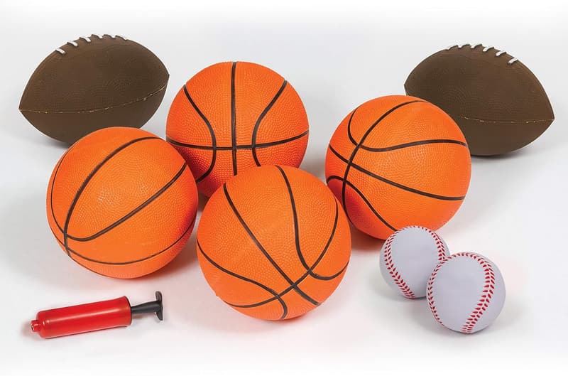 3-in-1 Indoor Basketball, Football & Baseball Game Center