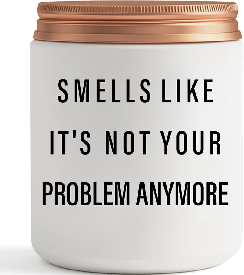 Farewell Gift: Lavender Scented Candle for Coworkers