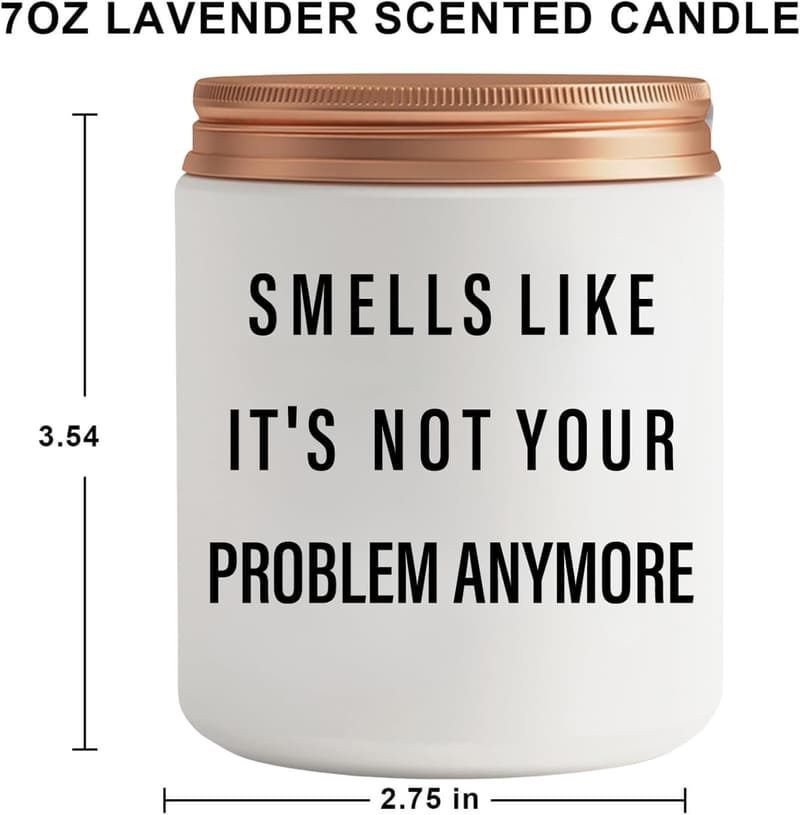 Farewell Gift: Lavender Scented Candle for Coworkers