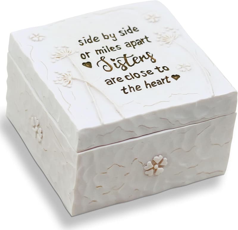 Hand-Painted Keepsake Box for Sister's Birthday