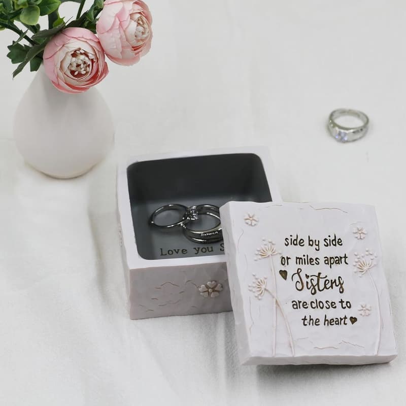 Hand-Painted Keepsake Box for Sister's Birthday