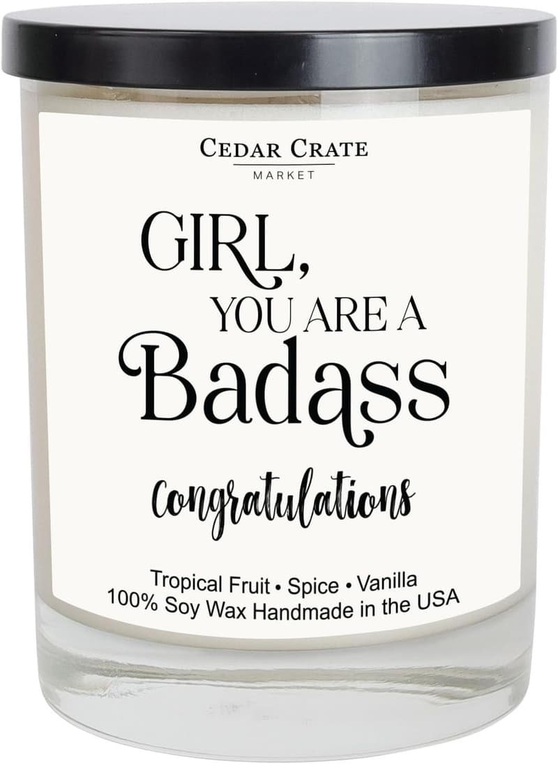 Graduation Candle Gift for Him & Her – Funny & Made in USA
