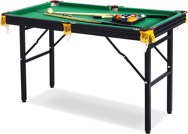 Portable 4-Foot Folding Pool Table for Beginners