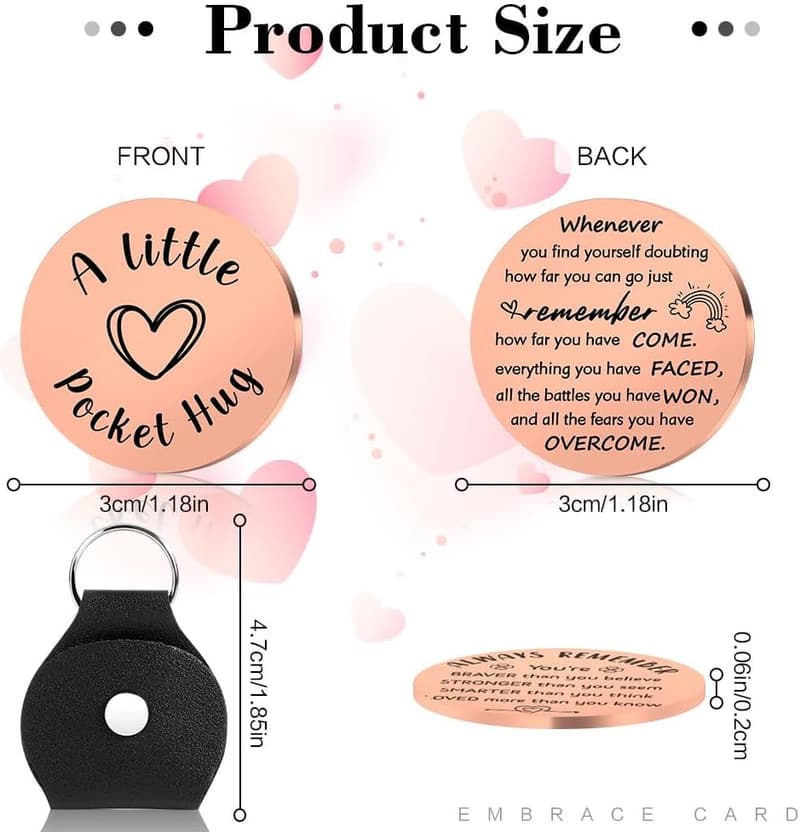 2025 Graduation Pocket Hug Token for Women and Men