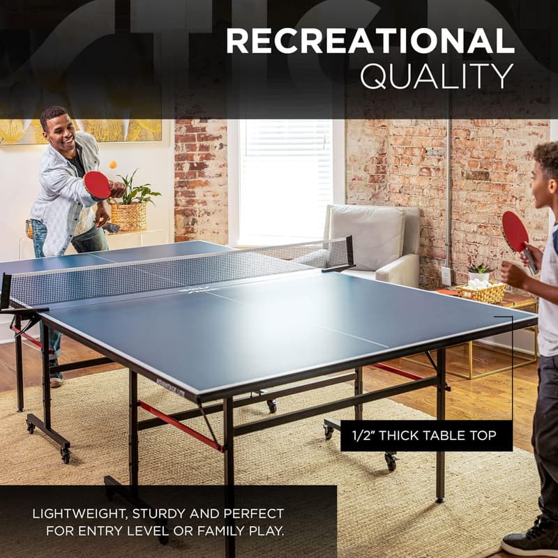 STIGA Advantage Ping Pong Table - Quickplay Assembly, 10mm Top