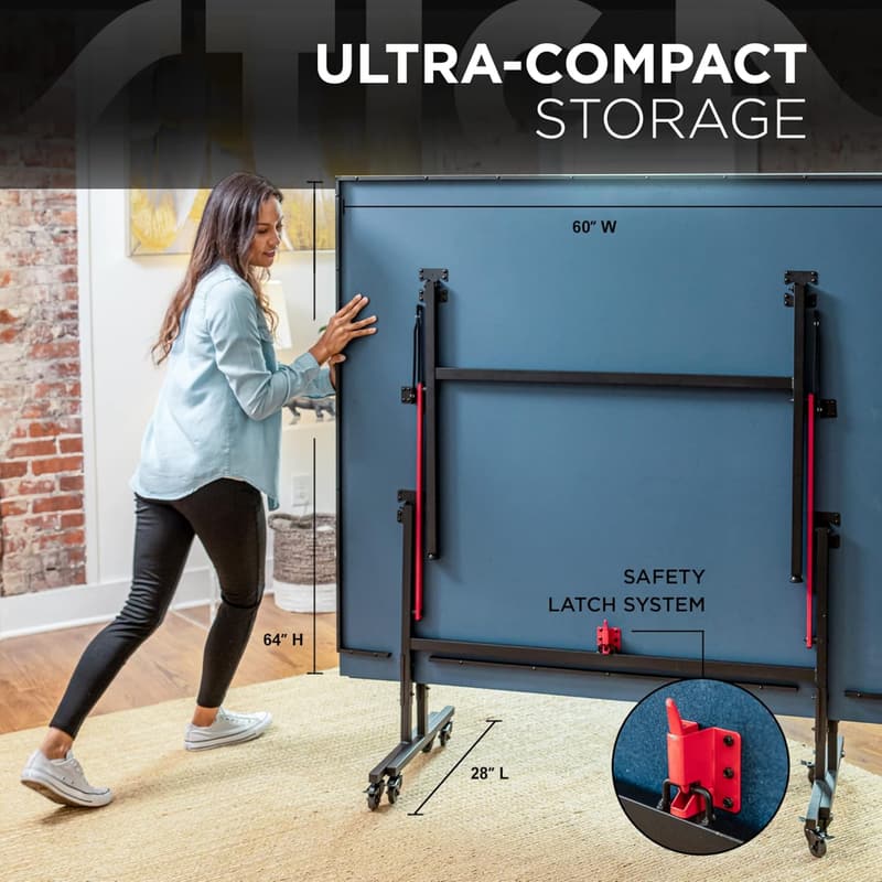 STIGA Advantage Ping Pong Table - Quickplay Assembly, 10mm Top